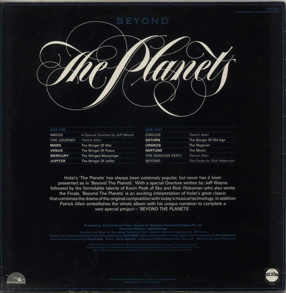 Gustav Holst Beyond The Planets French vinyl LP album (LP record)