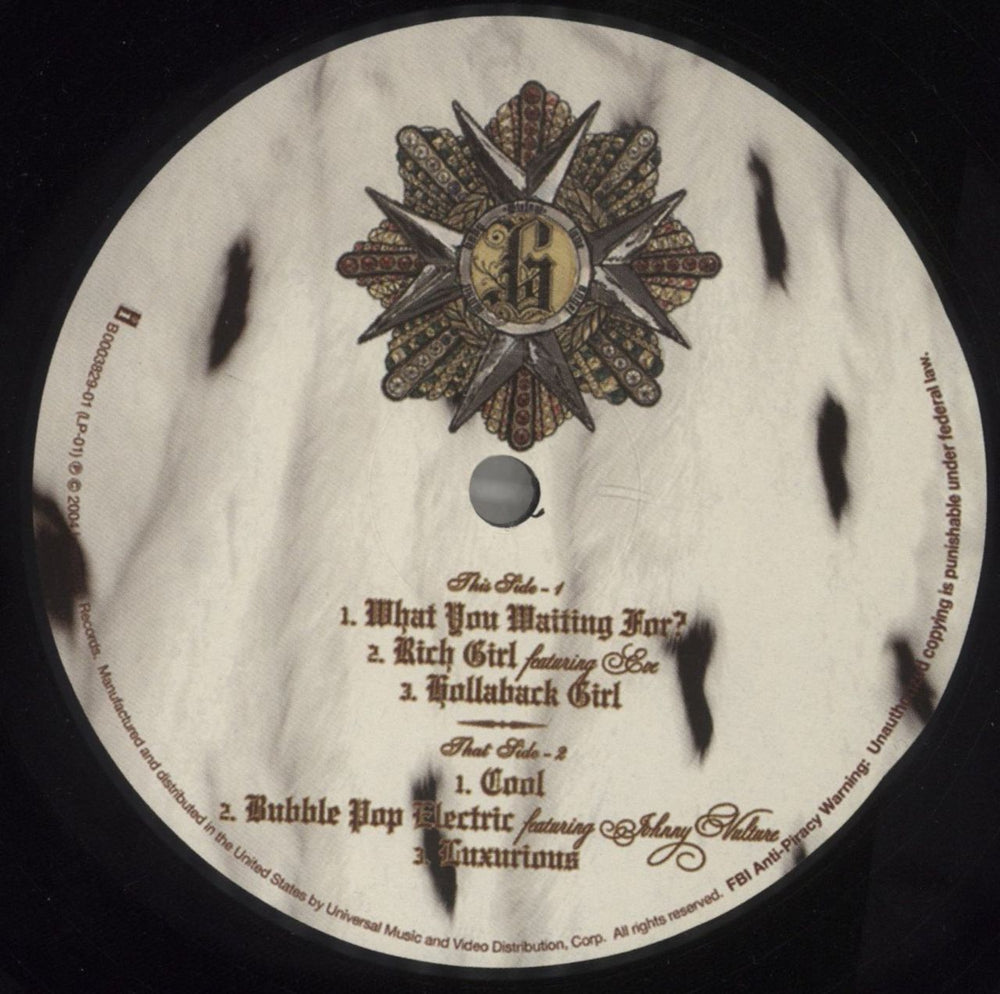 Gwen Stefani Love. Angel. Music. Baby. US 2-LP vinyl record set (Double LP Album) GWS2LLO857174