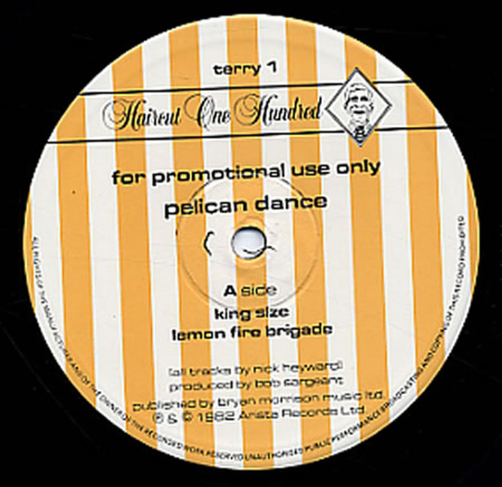 Haircut 100 Pelican Dance UK Promo 12" vinyl single (12 inch record / Maxi-single) HAI12PE18680
