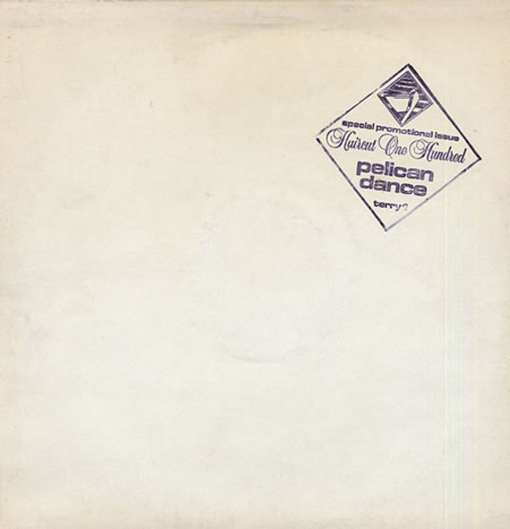 Haircut 100 Pelican Dance UK Promo 12" vinyl single (12 inch record / Maxi-single) TERRY1