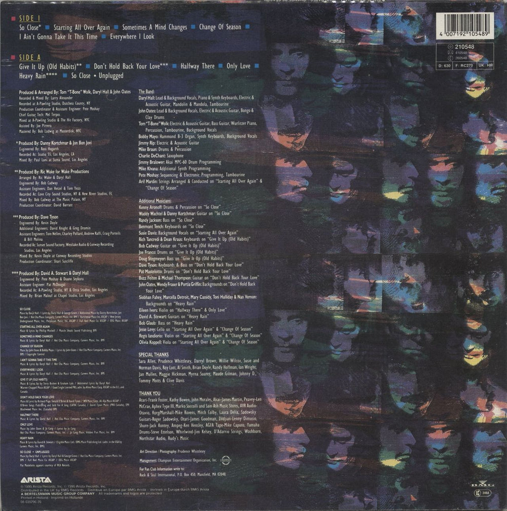 Hall & Oates Change Of Season - Sealed Dutch vinyl LP album (LP record) 4007192105489