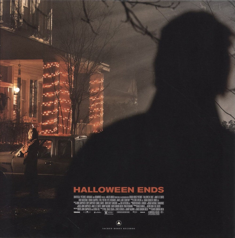 Halloween (+ Sequels) Halloween Ends - Clear With Green Pinwheel Vinyl UK vinyl LP album (LP record)