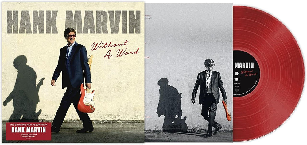 Hank Marvin Without A Word - Red Vinyl - Sealed UK vinyl LP album (LP record) HKVLPWI873798