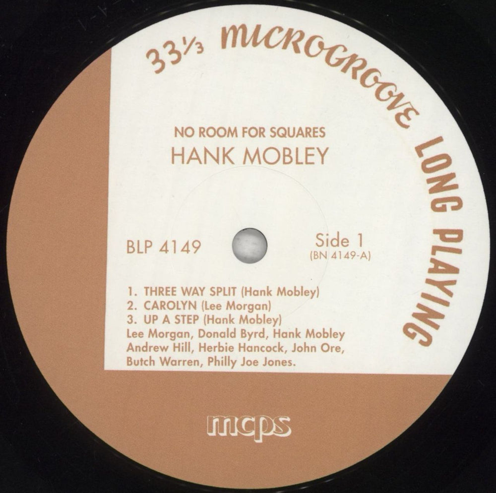 Hank Mobley No Room For Squares - 180gm French vinyl LP album (LP record) HMOLPNO853242
