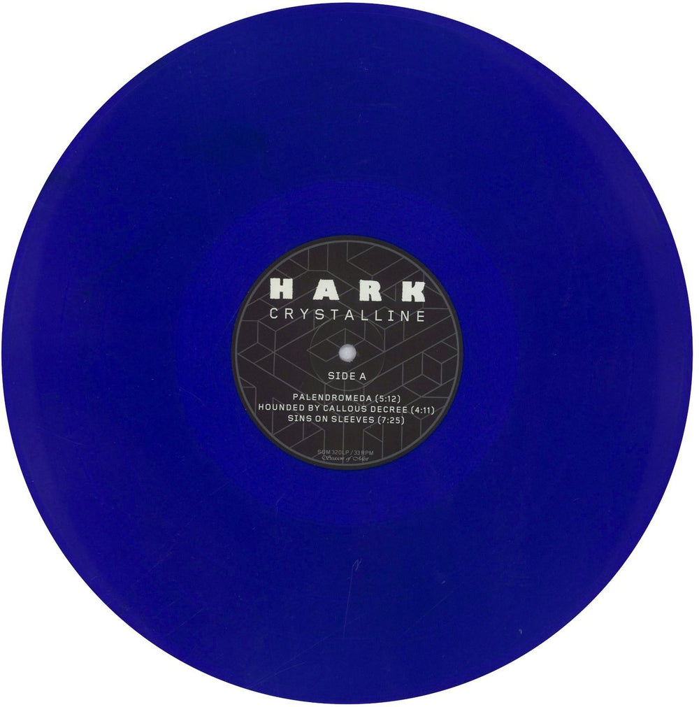 Hark Crystalline - Blue Vinyl French 2-LP vinyl record set (Double LP Album) 6302LCR837683