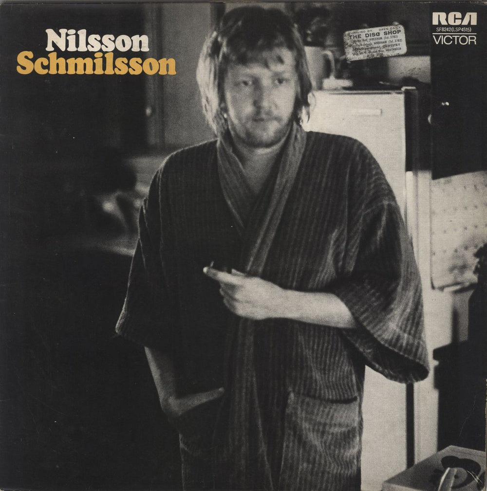 Harry Nilsson Nilsson Schmilsson + Poster - EX UK vinyl LP album (LP record) SF8242