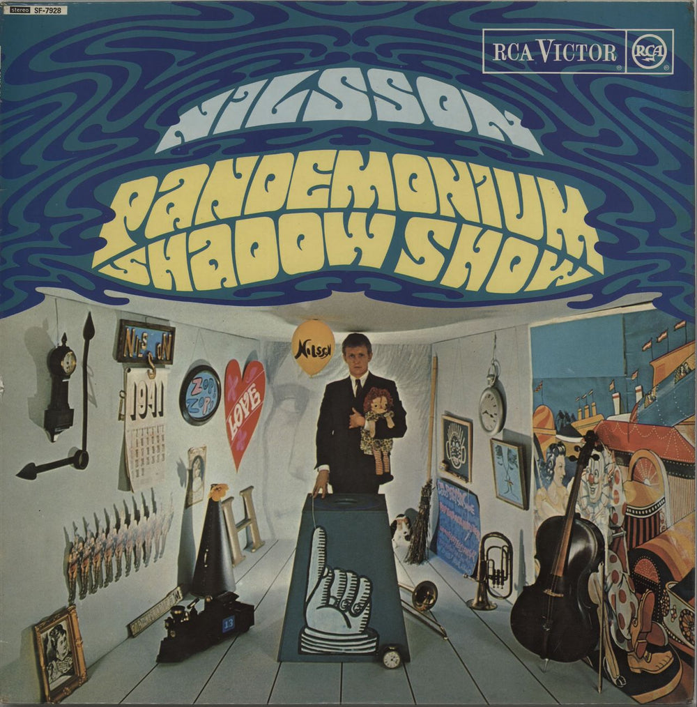 Harry Nilsson Pandemonium Shadow Show - 2nd UK vinyl LP album (LP record) SF-7928