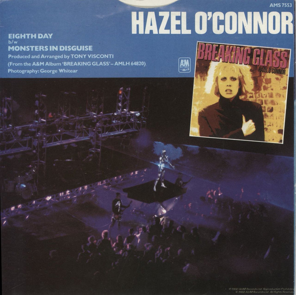 Hazel O'Connor Eighth Day - P/S UK 7" vinyl single (7 inch record / 45)
