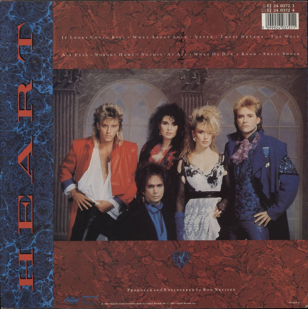 Heart Heart UK vinyl LP album (LP record) 5099924037211