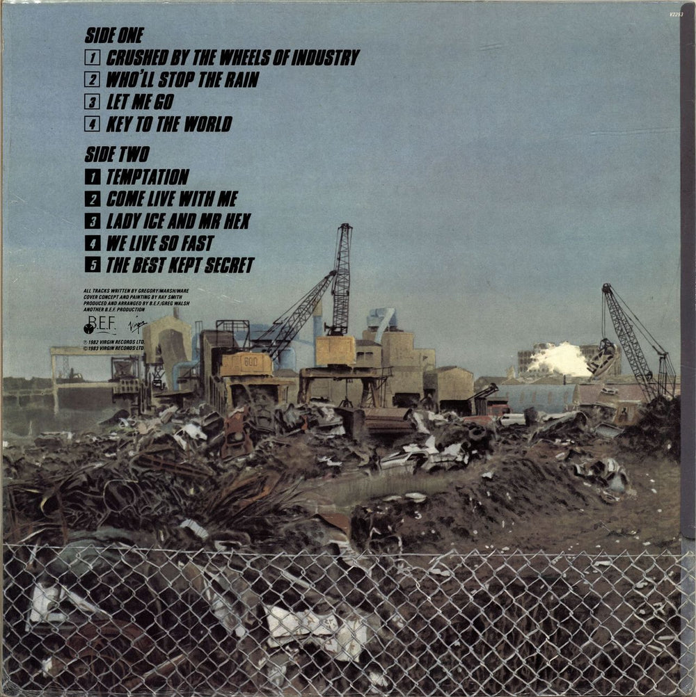 Heaven 17 The Luxury Gap + shrink UK vinyl LP album (LP record)