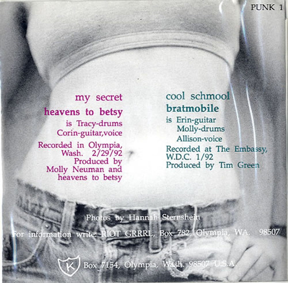 Heavens To Betsy My Secret / Cool Schmool US 7" vinyl single (7 inch record / 45) HHJ07MY632744