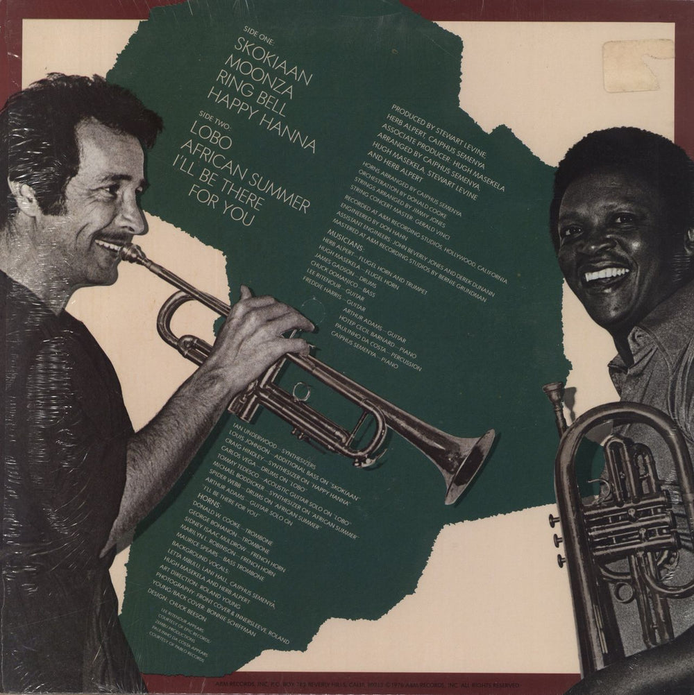 Herb Alpert Herb Alpert / Hugh Masekela Dutch vinyl LP album (LP record)