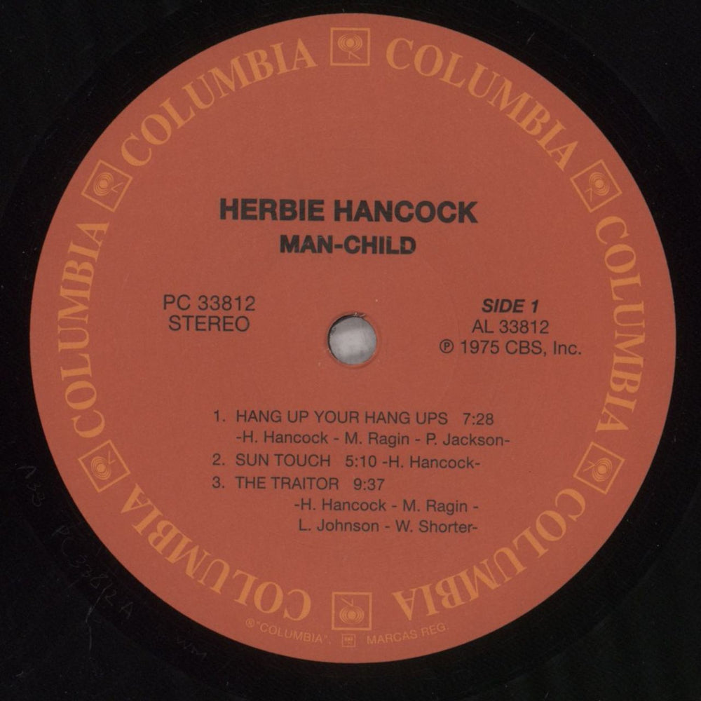 Herbie Hancock Man-Child - Pure Analogue 180 Gram UK vinyl LP album (LP record) HHALPMA844710