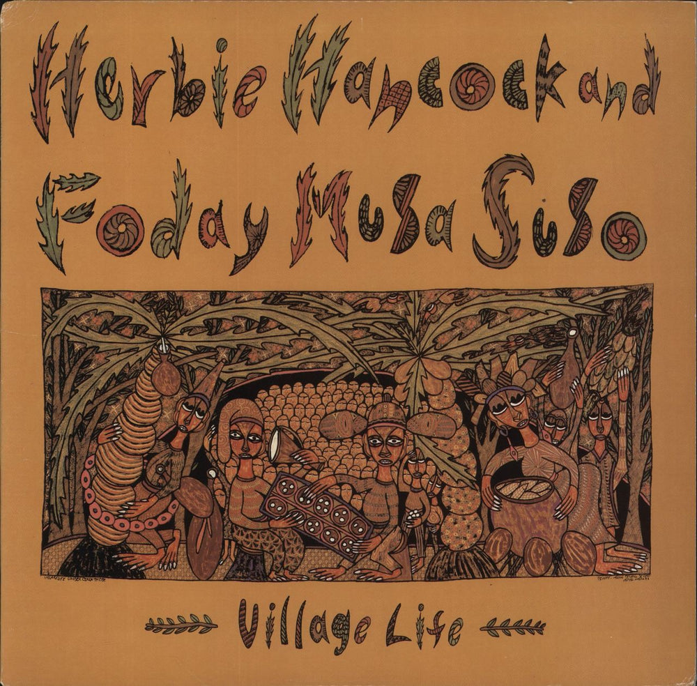 Herbie Hancock Village Life US vinyl LP album (LP record) 26397