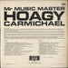 Hoagy Carmichael Mr Music Master UK vinyl LP album (LP record)
