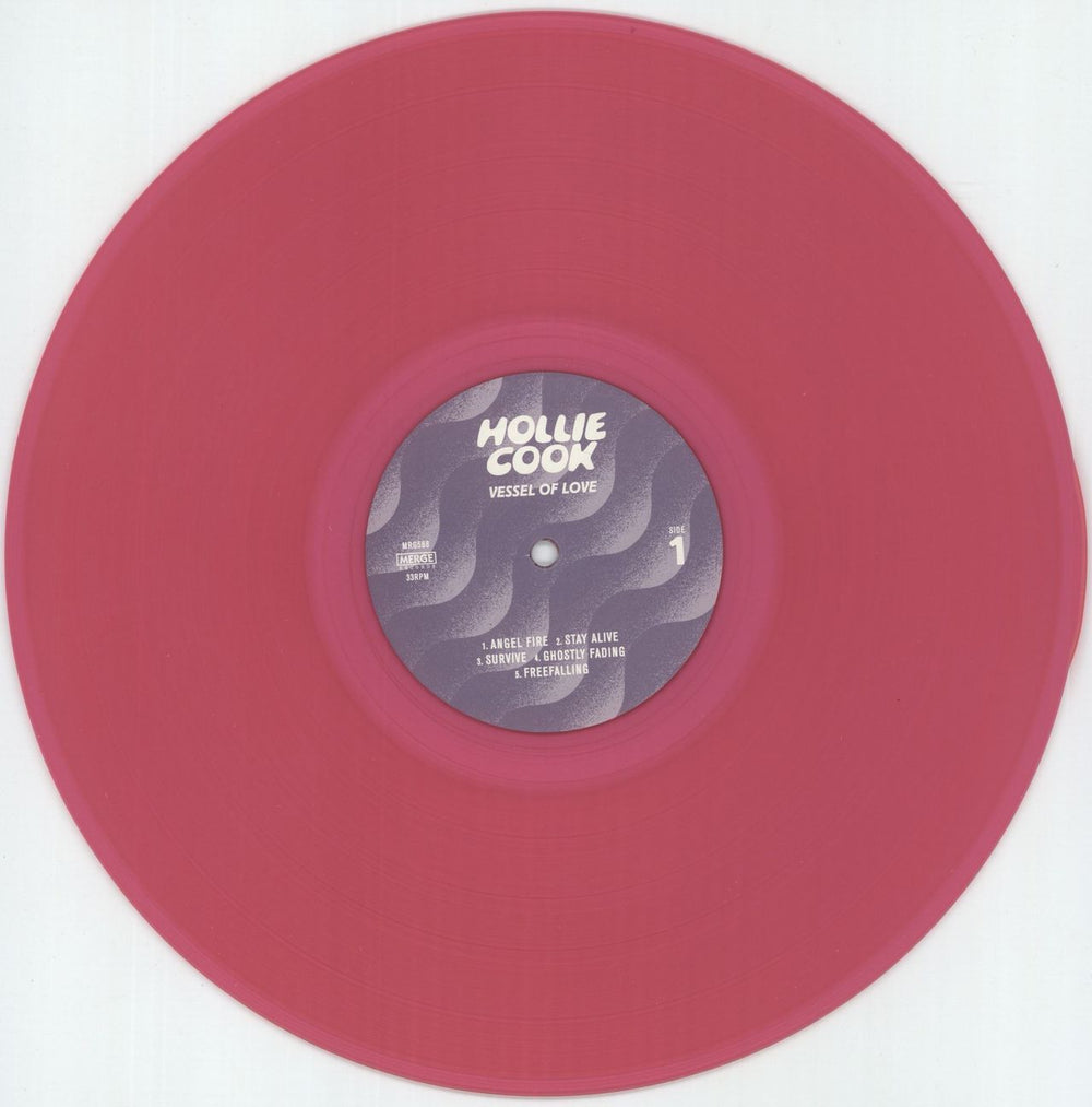 Hollie Cook Vessel of Love - Autographed - Pink Vinyl US vinyl LP album (LP record) HXMLPVE874097
