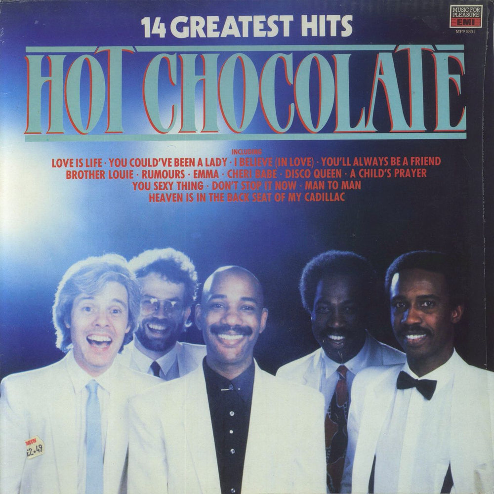 Hot Chocolate 14 Greatest Hits UK vinyl LP album (LP record) MFP5801