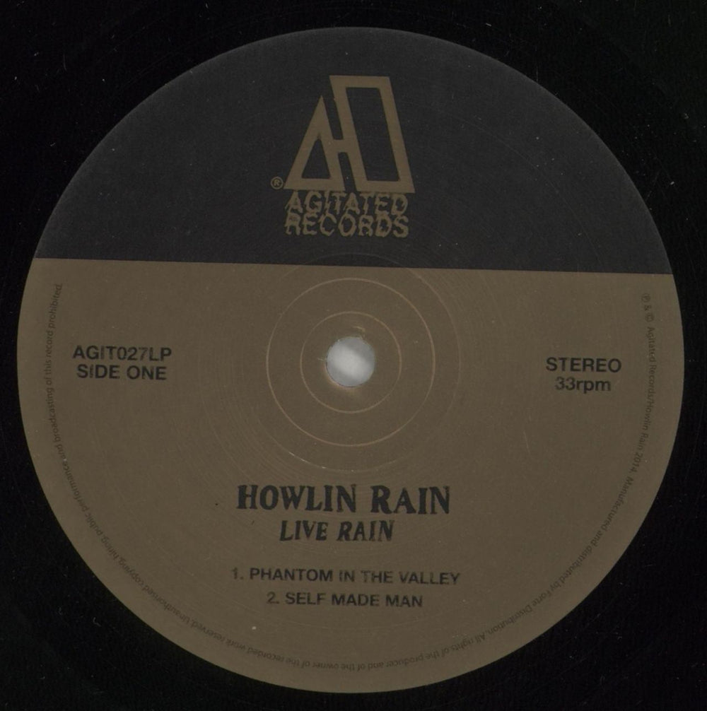 Howlin Rain Live Rain UK 2-LP vinyl record set (Double LP Album) 95W2LLI871283