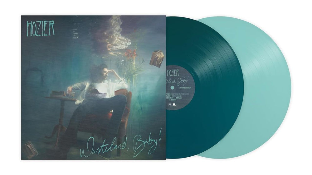 Hozier Wasteland, Baby!: Amazon US Exclusive - Sea Blue & Light Blue Vinyl - Sealed US 2-LP vinyl record set (Double LP Album) H222LWA843151