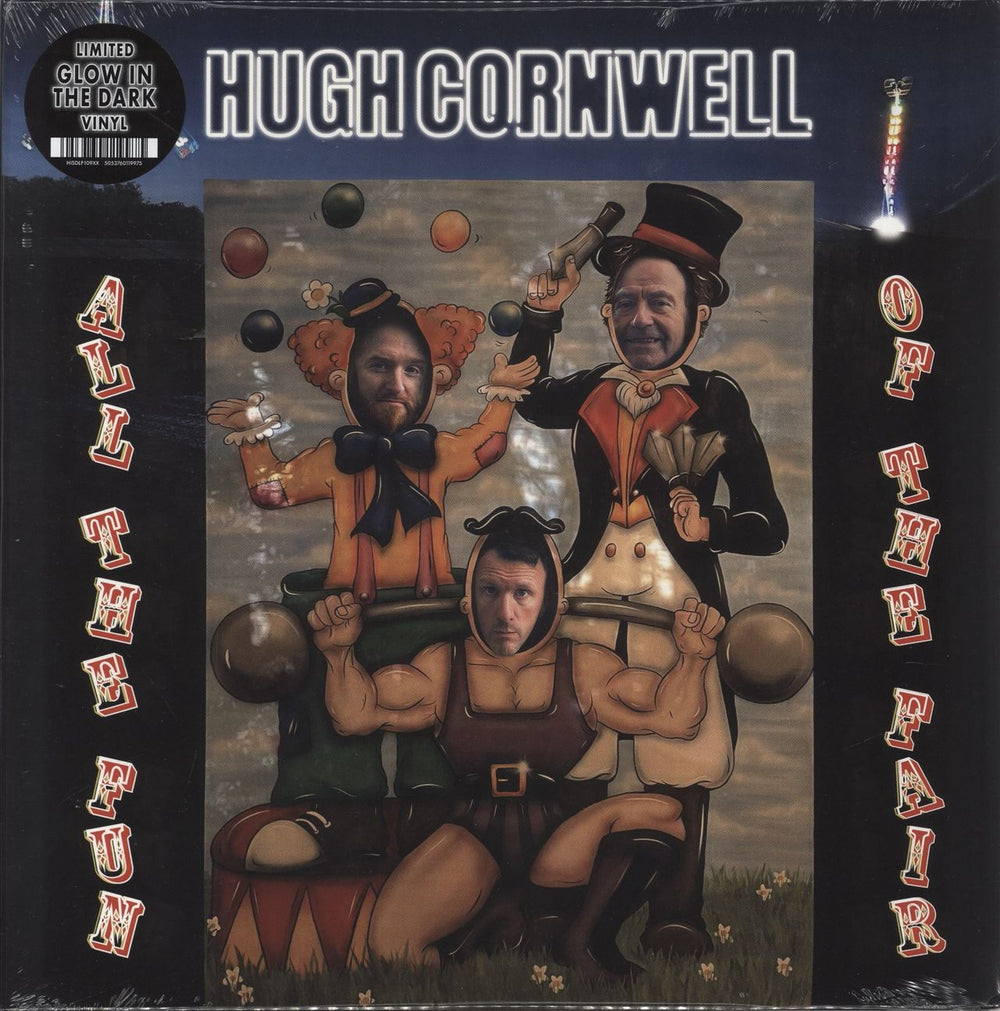 Hugh Cornwell All The Fun Of The Fair - Glow In The Dark Vinyl + Autographed Insert UK 2-LP vinyl record set (Double LP Album) HISDLP109XX