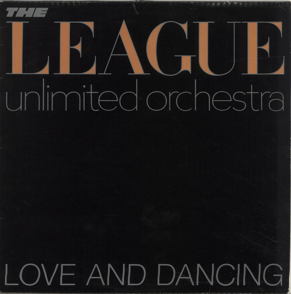 Human League Love And Dancing UK vinyl LP album (LP record) OVED6