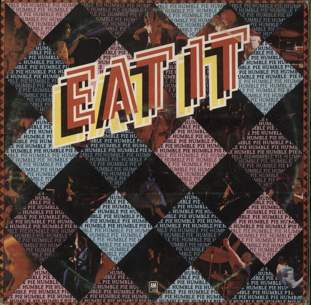Humble Pie Eat It - 1st UK 2-LP vinyl record set (Double LP Album) AMLS6004