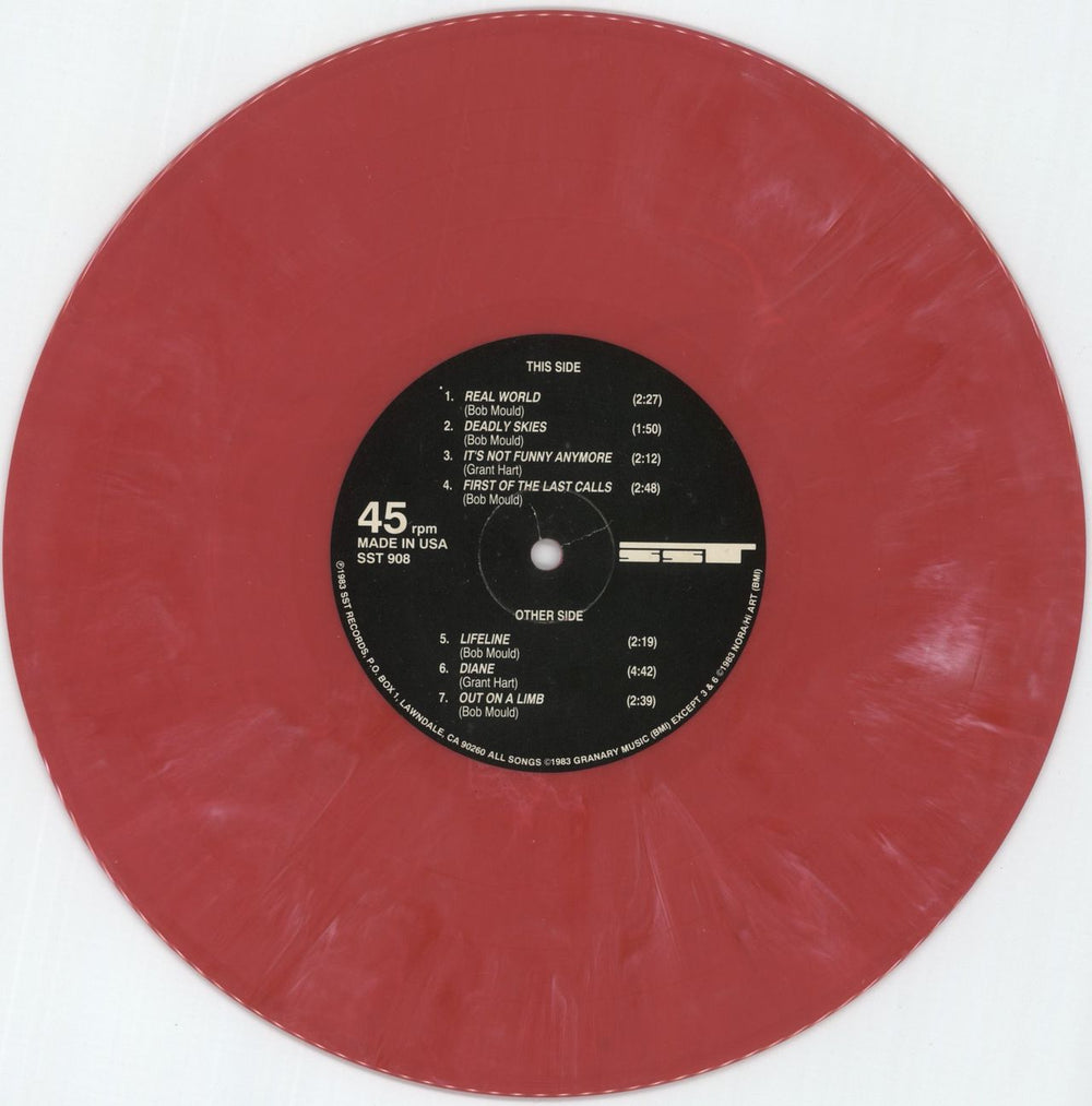 Husker Du Metal Circus - Pink Vinyl US 10" vinyl single (10 inch record) HDU10ME870694