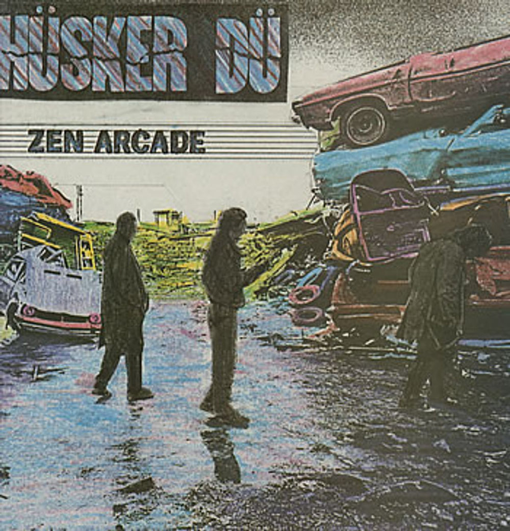 Husker Du Zen Arcade UK 2-LP vinyl record set (Double LP Album) SST027