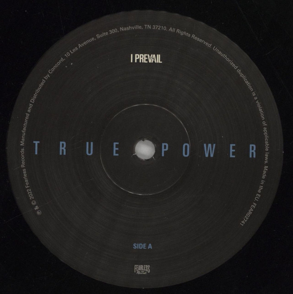 I Prevail True Power UK vinyl LP album (LP record) 3KALPTR859592