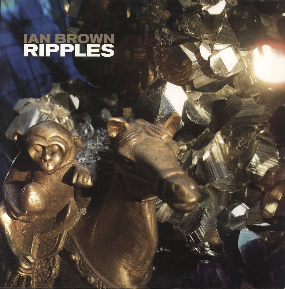 Ian Brown Ripples - White Vinyl UK vinyl LP album (LP record) VX3216