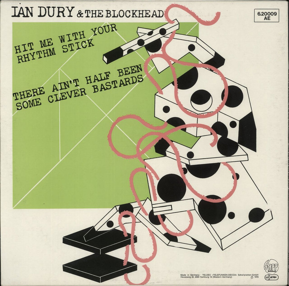 Ian Dury Hit Me With Your Rhythm Stick German 12" vinyl single (12 inch record / Maxi-single)