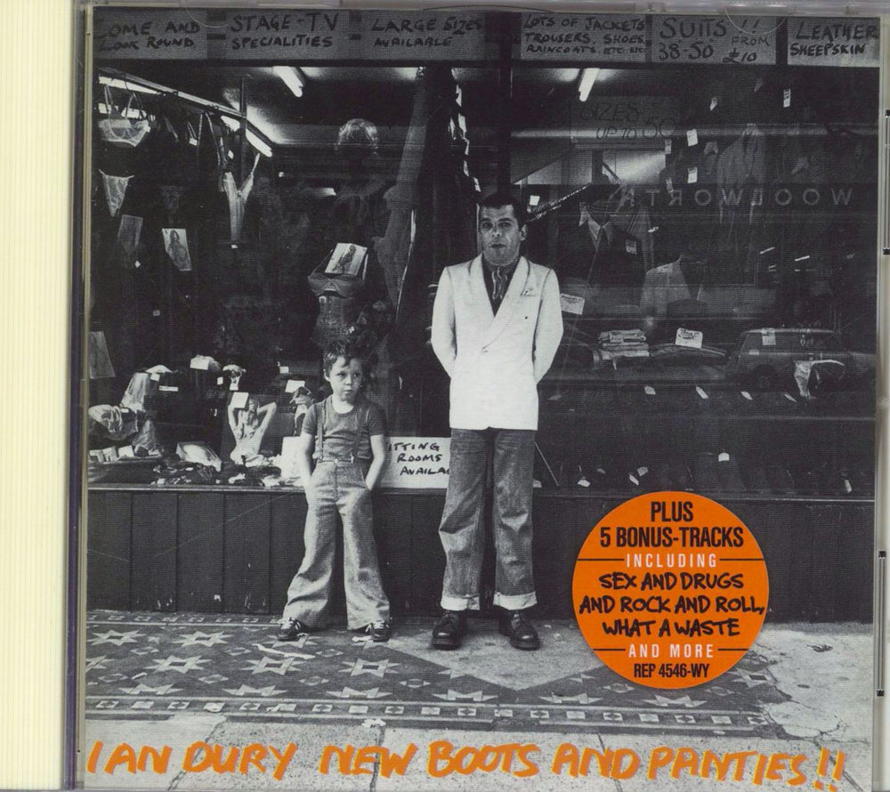 Ian Dury New Boots And Panties!! German CD album (CDLP) REP4546-WY