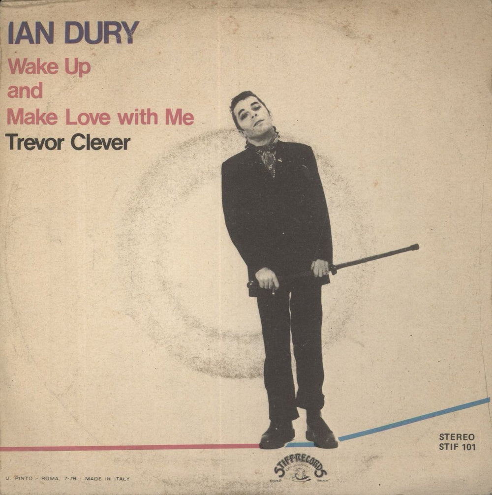 Ian Dury Wake Up And Make Love With Me Italian 7