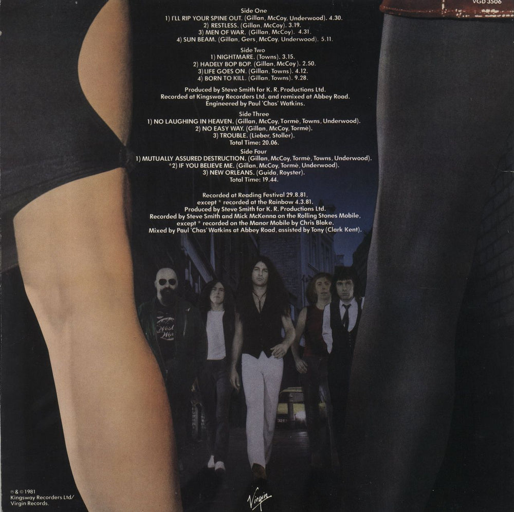 Ian Gillan Double Trouble UK 2-LP vinyl record set (Double LP Album)