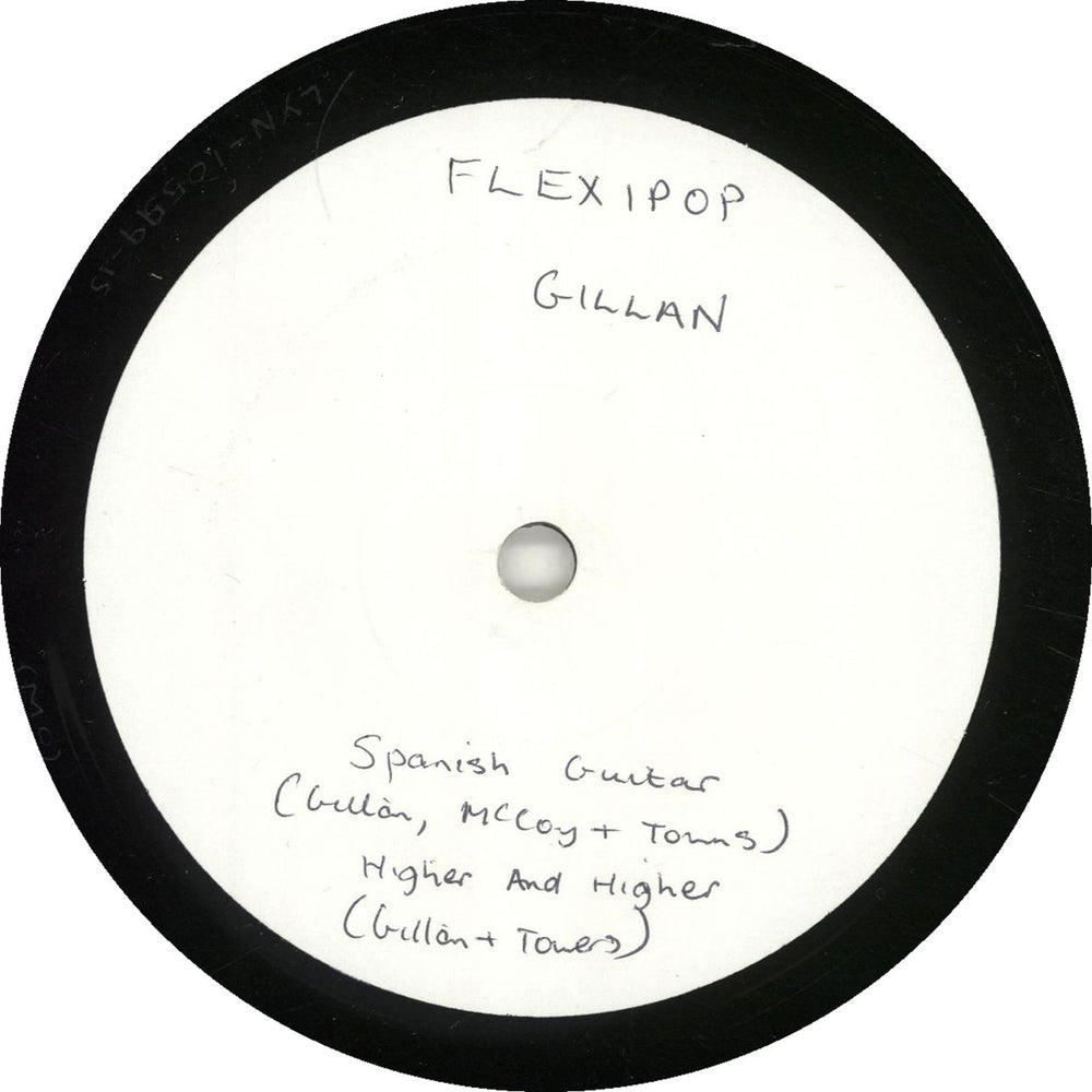 Ian Gillan Higher And Higher - White label test pressing UK Promo 7" vinyl single (7 inch record / 45) LYN-10599