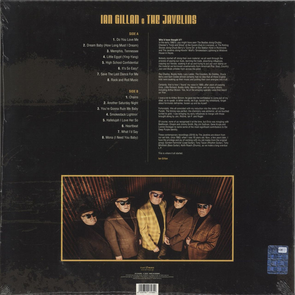 Ian Gillan Ian Gillan & The Javelins - Sealed German vinyl LP album (LP record) 4029759131649