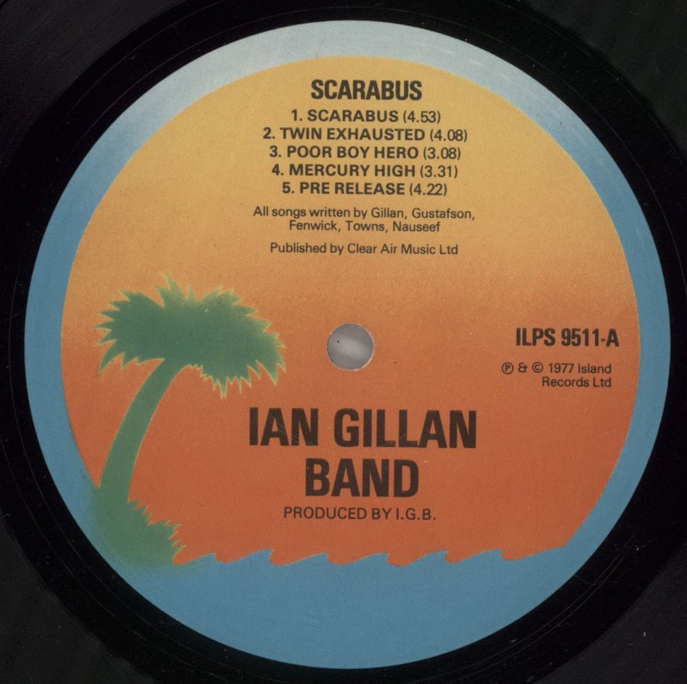 Ian Gillan Scarabus UK vinyl LP album (LP record) GILLPSC91906