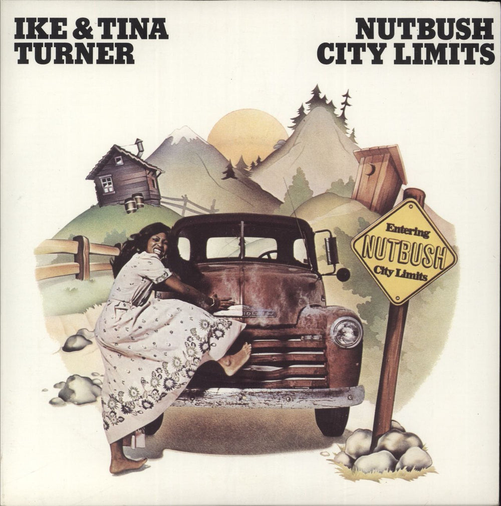 Ike & Tina Turner Nutbush City Limits - P/S UK 7" vinyl single (7 inch record / 45) UP35582
