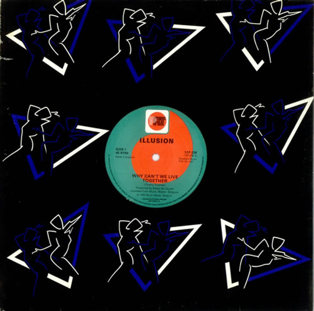 Illusion (Disco) Why Can't We Live Together UK 12" vinyl single (12 inch record / Maxi-single) 12P238