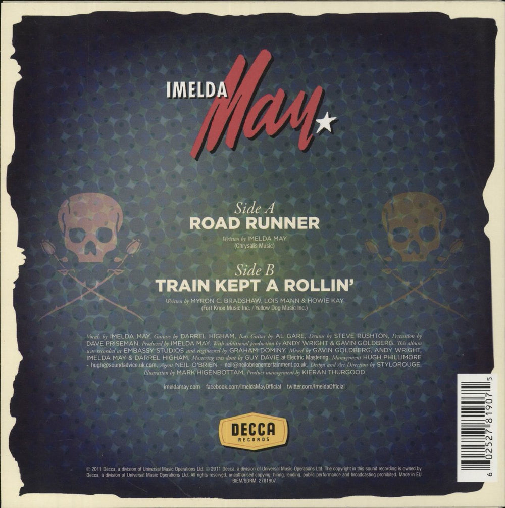 Imelda May Road Runner UK 7" vinyl single (7 inch record / 45) 602527819075