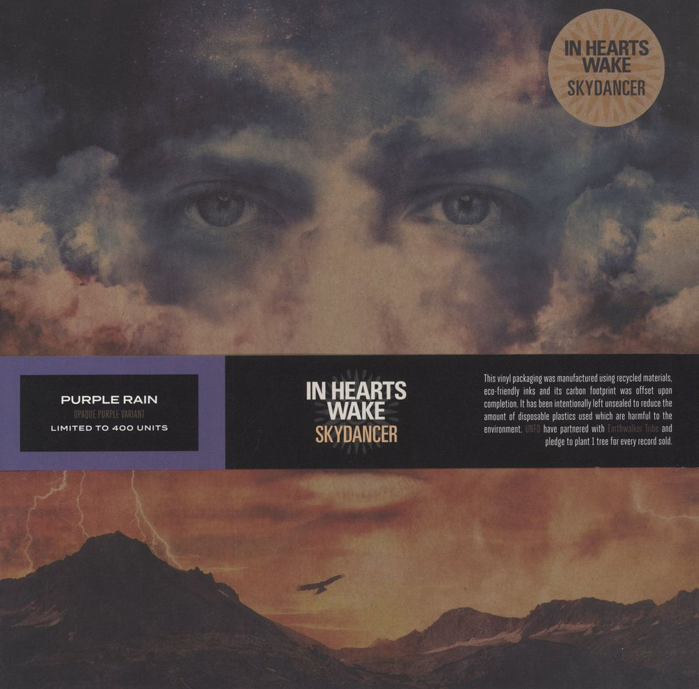 In Hearts Wake Skydancer - Purple Vinyl Australian vinyl LP album (LP record) UNFD050