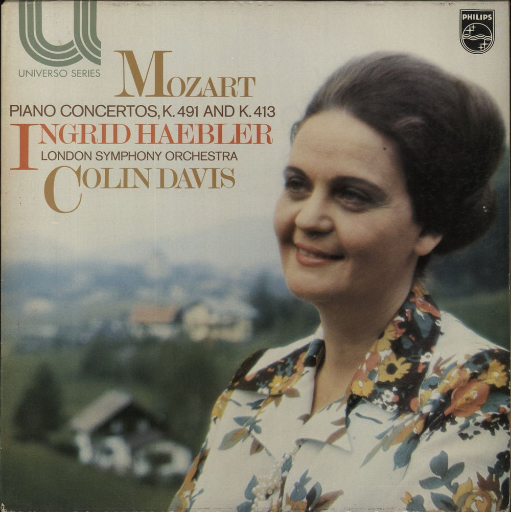 Ingrid Haebler Mozart: Piano Concertos, K491 and K.413 Dutch vinyl LP album (LP record) 6580069