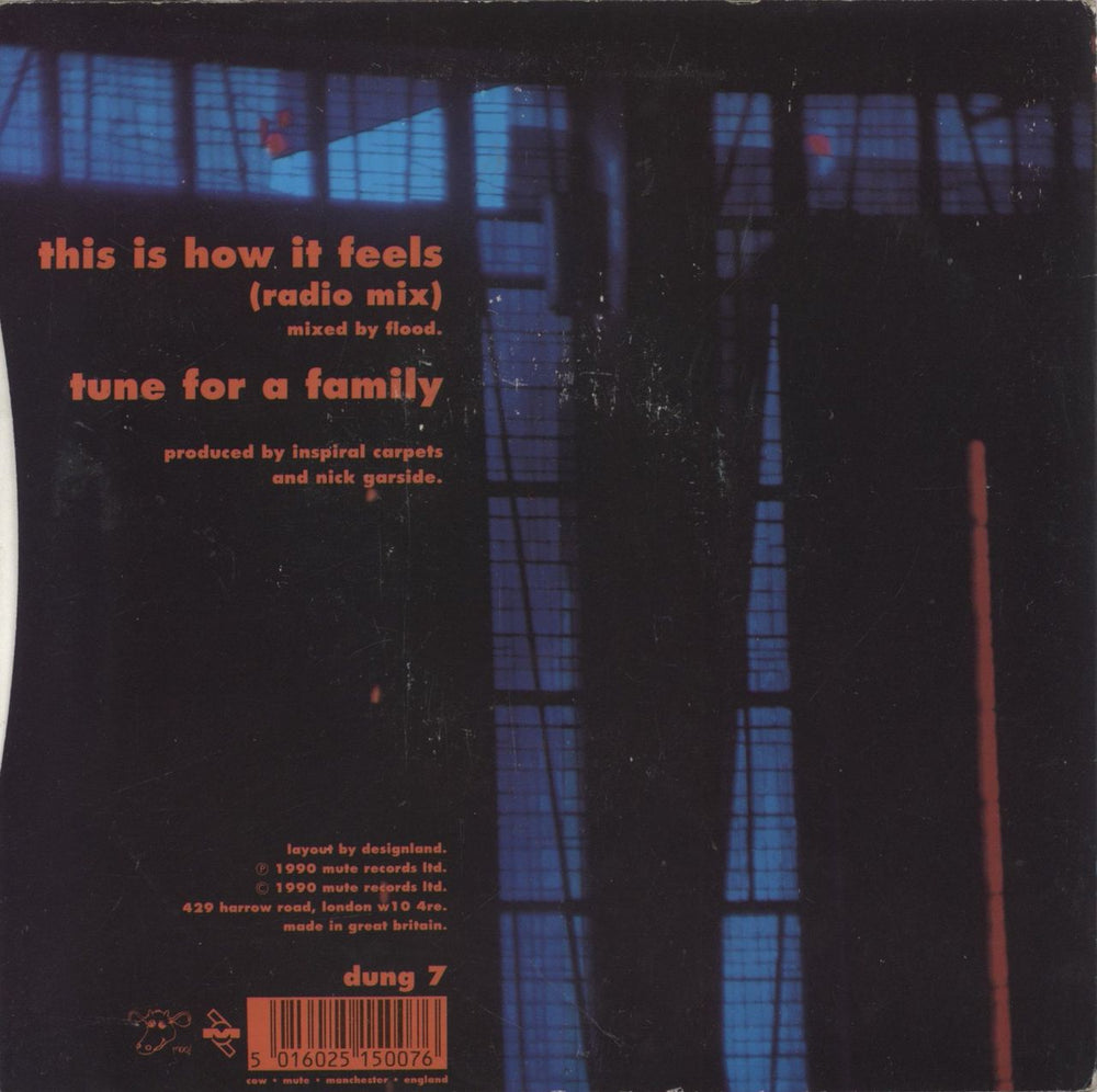 Inspiral Carpets This Is How It Feels UK 7" vinyl single (7 inch record / 45) 5016025150076