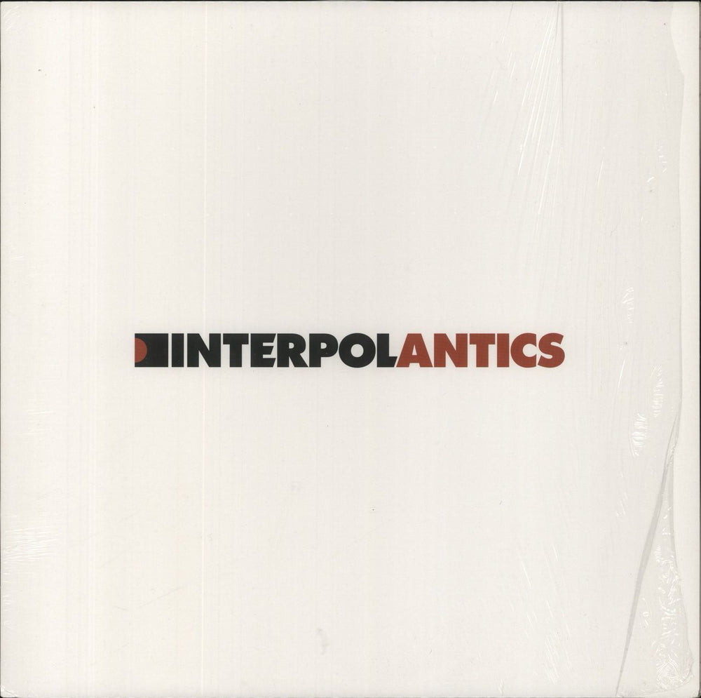 Interpol Antics UK vinyl LP album (LP record) OLE-616-0