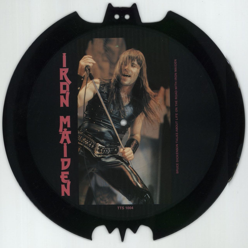 Iron Maiden Interview Picture Disc - Bat UK shaped picture disc (picture disc vinyl record) TTS1004