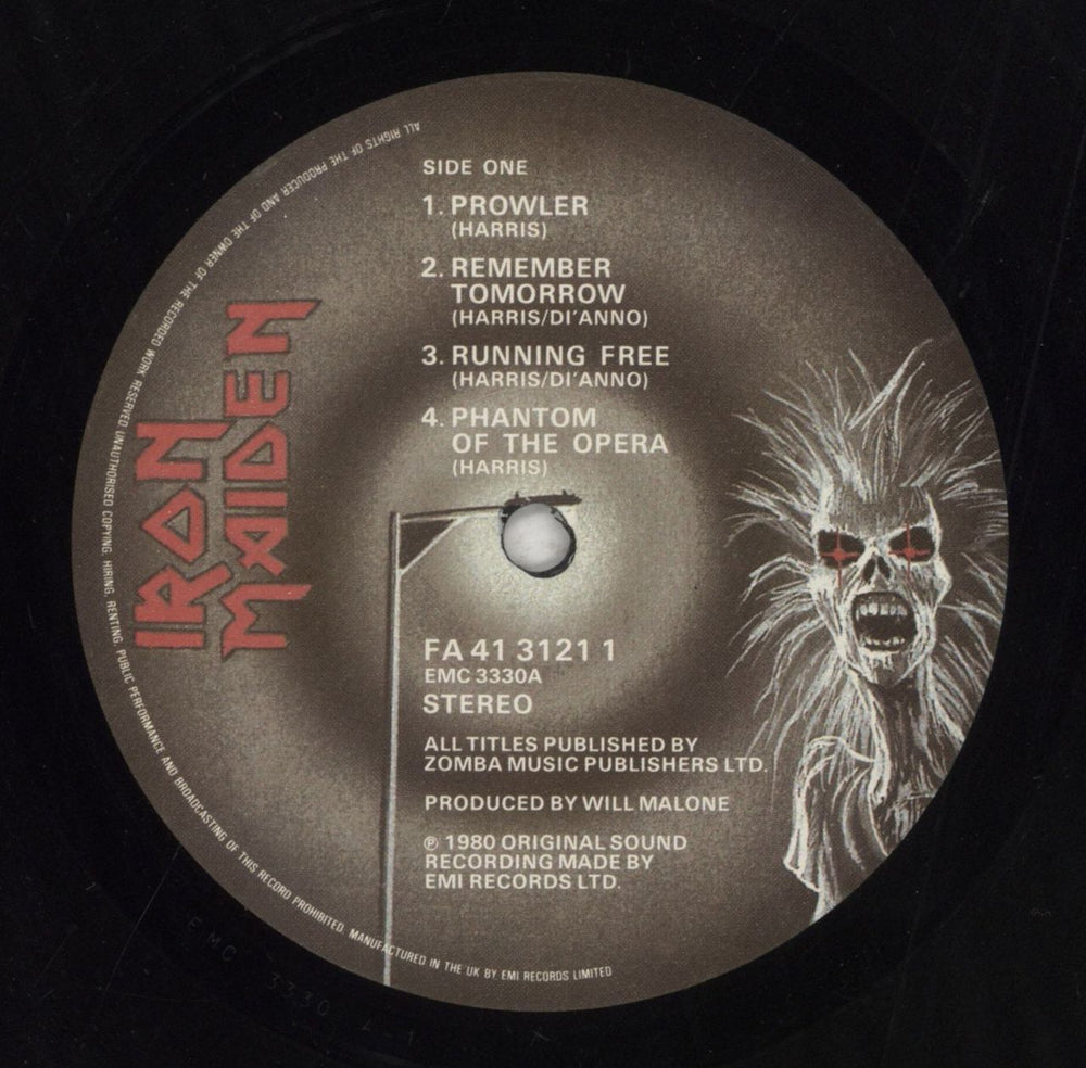 Iron Maiden Iron Maiden - VG UK vinyl LP album (LP record) IROLPIR855136