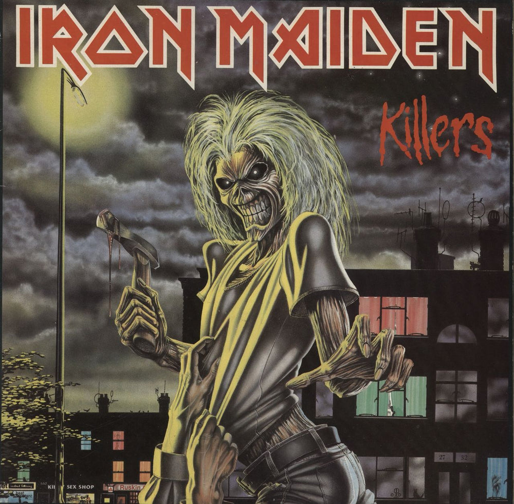 Iron Maiden Killers Dutch vinyl LP album (LP record) 1A064-07450