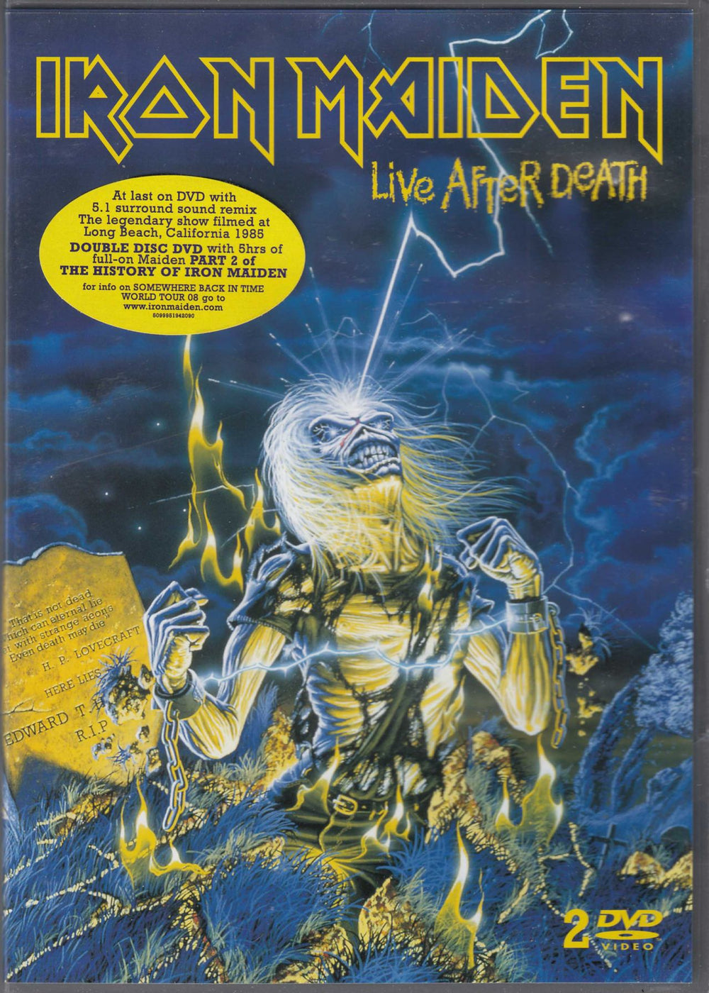 Iron Maiden Live After Death UK DVD 3795229