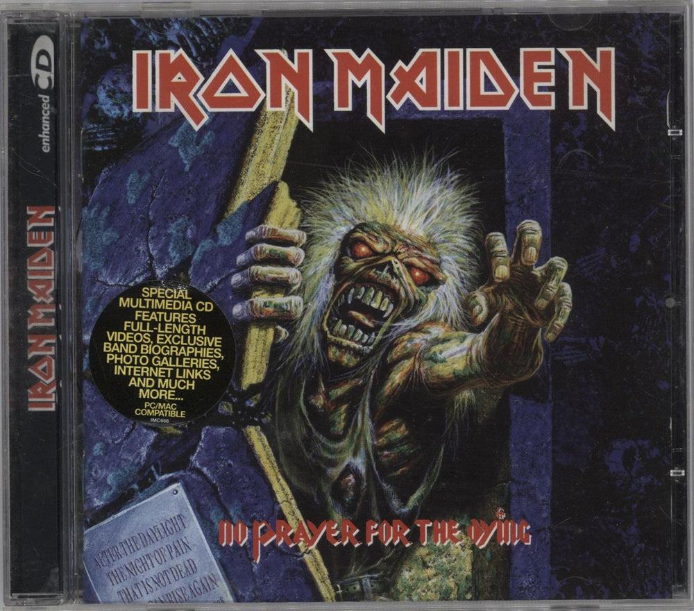 Iron Maiden No Prayer For The Dying UK CD album (CDLP) 4968650