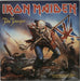 Iron Maiden The Trooper - Blue Vinyl UK 7" vinyl single (7 inch record / 45) EM662